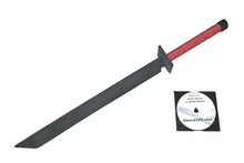 Ninja Practice Assassin Sword Training Swords Warrior Polypropylene Katana Custom RED DVD