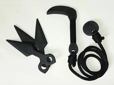 KusariGama Kunai Polypropylene Ninja Training Sword Katana Practice Ronin Blade