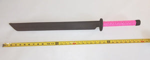 Ninja Practice Assassin Sword Training Polypropylene Swords Warrior Katana PINK DVD