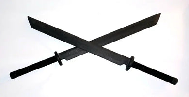 Ninja Practice Swords Twin Pair Polypropylene Dual Training Shinobi Ninjutsu Blades Ronin
