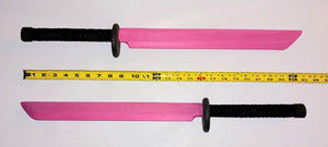 Pink Ninja Swords Ronin Samurai Polypropylene Training Ninjato Swords