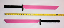 Pink Ninja Swords Ronin Polypropylene Training Double Ninja-to Sword Techniques DVD