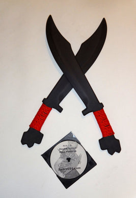 Filipino Bolo Training Swords Knives Polypropylene FLOW DRILLS MMA Instruction DVD
