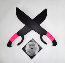 Polypropylene BUTTERFLY SWORDS KUNG FU PRACTICE SHAOLIN TRAINING SWORD Pink DVD
