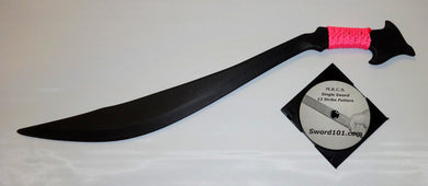 Talibon Garab Practice Polypropylene Philippines Sword Training Swords Polypropylene PINK DVD