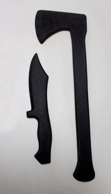 Tactical Tomahawk Trainer Polypropylene Training Knife Black Ops Combat Instruction Set MMA