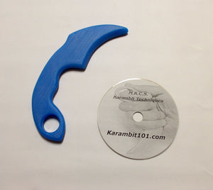 Practice Kerambit Claw Trainer Hook Karambit Training Polypropylene Knife Fighting DVD