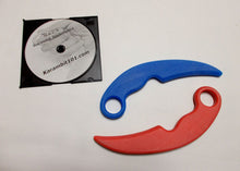 Fire Ice Karambit Trainer Knives Polypropylene Knife Fighting DVD Training Techniques