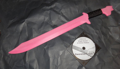 Pink Training Philippines Polypropylene Sword Martial Art Practice DVD Trainer