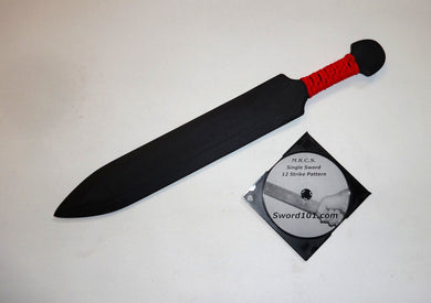 Glaive Training Egyptian Sword Polypropylene Martial Arts Practice DVD Trainer