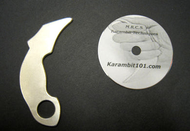Karambit Silat Training Finger Knife Fighting DVD Kerambit Trainer Knives