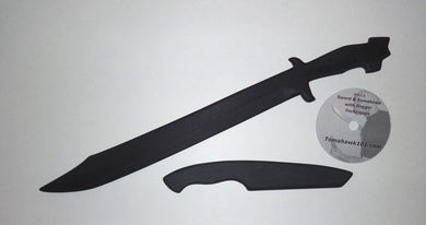 Training Bolo Sword Polypropylene Tanto Dagger Knife Instruction Techniques DVD