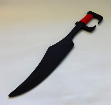 Spartan 300 Sword Training Greek Warrior Polypropylene Kopis Machete Falcata Swords Red