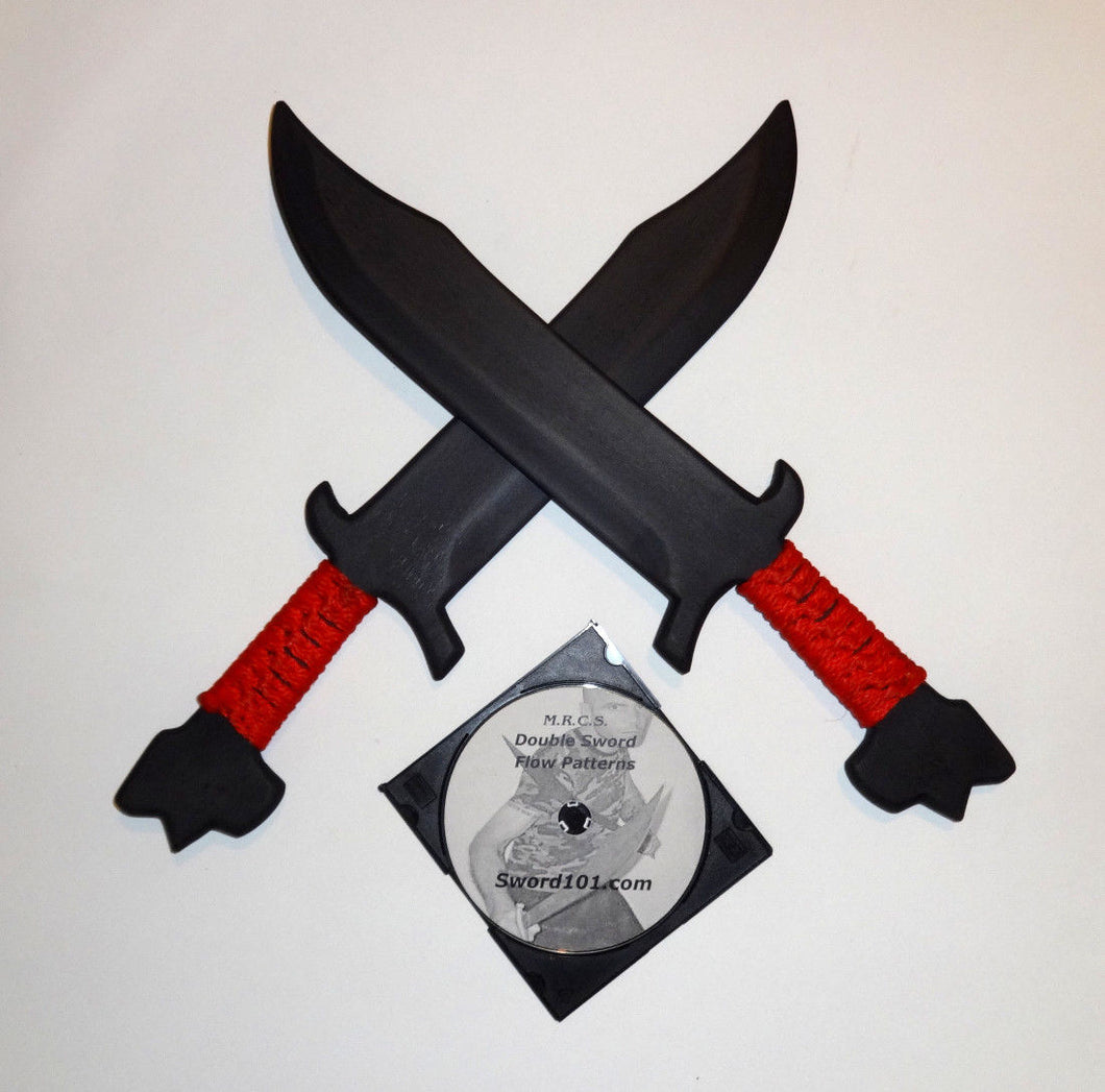 Philippines Training Katipunan Swords Polypropylene Sword Practice DVD Two Bolo Knives