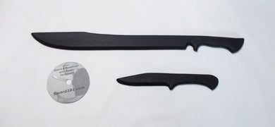 Commando Sword Tactical Knife Polypropylene Training Dagger Espada Daga Instruction DVD