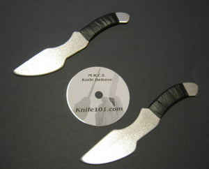 Training Aluminum Knives Knife Fighting DVD Knife Defense Kali Arnis Trainer
