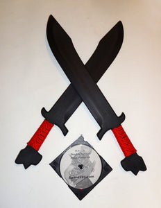 Polypropylene Katipunan Swords Philippines Training Double Sword Techniques DVD