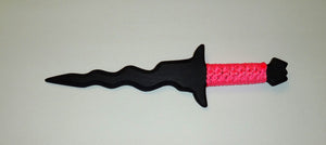 Keris Kris Training Sword Polypropylene Tactical Kris Practice Knife Espada Knives Pink