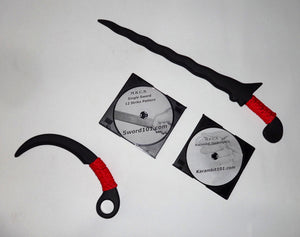Keris Karambit Kris Training Practice Polypropylene Sword Knife Martial Arts Instructional DVD