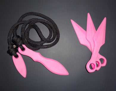 Pink Kunai KusariGama Polypropylene Sword Training Shinobi Naruto Ninja
