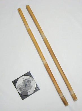 Pair Rattan Escrima Arnis Fighting Sticks Swords Training Video