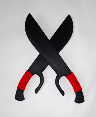 Polypropylene BUTTERFLY SWORDS KUNG FU PRACTICE SHAOLIN MARTIAL ARTS TRAINING SWORD RED