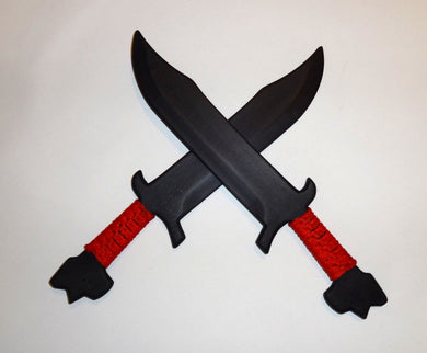 Katipunan Bolo Practice Sword Polypropylene Training Moro Warrior Knife Twin