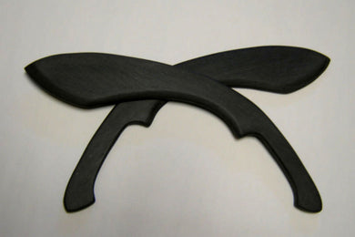 Training Practice Swords Gurkha Kukri Polypropylene Black Ops Pair Set Dual Kali Escrima Arnis