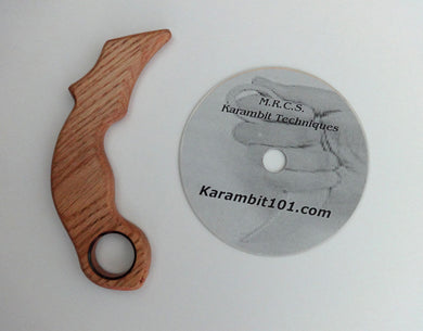 Karambit Pentjak Silat Trainer Polypropylene Instruction Training Knife Fighting DVD Knives