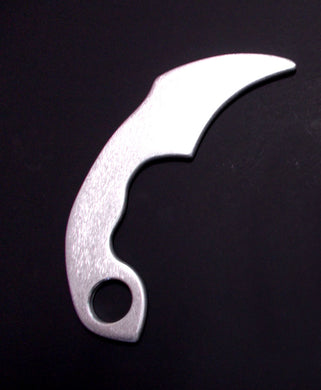 Aluminum Karambit Practice Training Knife Blade Martial Arts Knives Kali Arnis