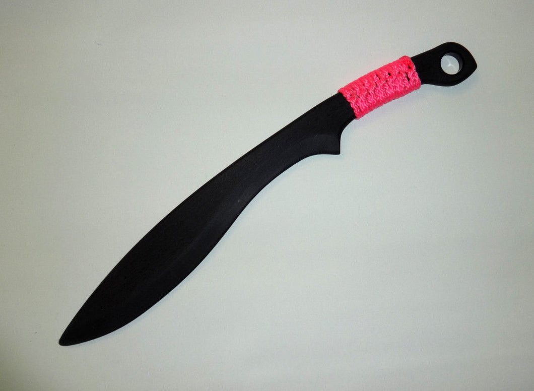 SURVIVAL HUNTING Full Tang Polypropylene Kukri Training FIXED BLADE KNIFE Machete Axe Pink