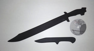 Training Bolo Sword Tactical Polypropylene Dagger Knife Instruction Techniques DVD