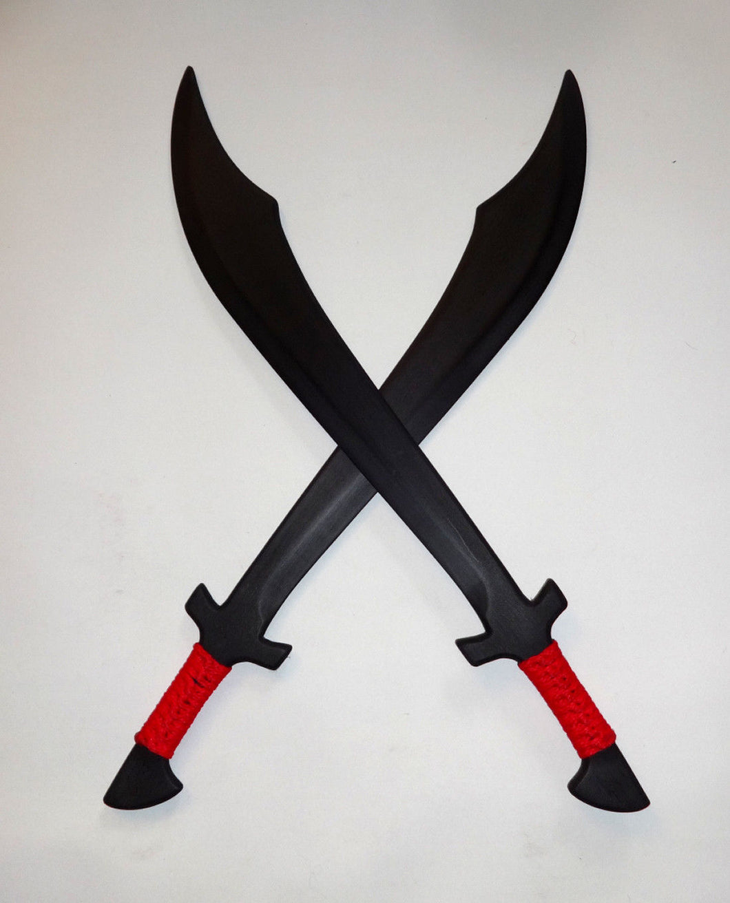 Scimitar Swords - Black | Set of Two - Kalaj Kutter | Training Swords & Practice Pair Dual Trainers