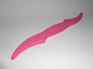 Pink Fixed Polypropylene Training Knives Knife Karambit Pentjak Kali