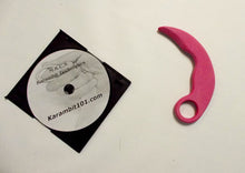 Pink Karambit Defense Silat Practice Trainer Polypropylene Knife Fighting DVD Training