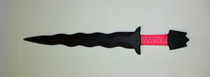 Keris Kris Training Sword Polypropylene Tactical Kris Practice Knife Espada Knives Pink