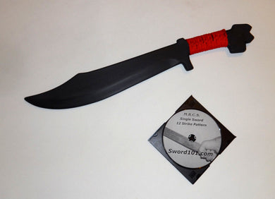 Filipino Practice Training Polypropylene Sword 12 Strike Pattern Martial Arts Instruct DVD