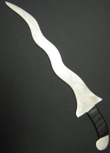Keris Training Aluminum Metal Sword Indonesian Kris Practice Knife Pencak Silat