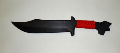 Training Red Polypropylene Fighter Knife Arnis Bowie Shinobi Samurai Kali Wrapped Knives