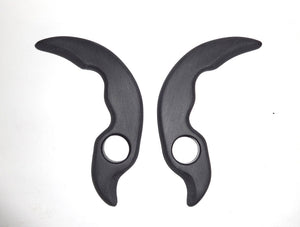 Tactical Claw Karambit Polypropylene Training Knife Black Ops Pair Knives Double Daggers
