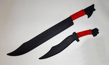Pinuti Sword + Dagger & DVD - Red | Kalaj Kutter - Martial Arts Training Practice Sword