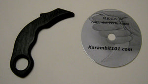 Kerambit Training Silat Trainer Polypropylene Knife Fighting DVD Karambit Knives Techniques
