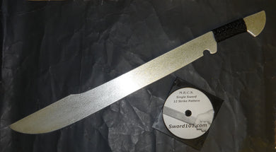 Commando Aluminum Practice Metal Sword Martial Art Training DVD