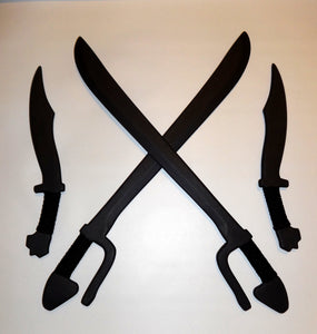Polypropylene Philippine Batangas Swords Training Filipino Knives Kali Ronin set Combo
