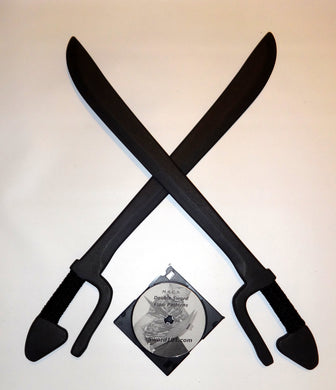 Philippines Swords Batangas Training Swords Polypropylene Double Sword Techniques DVD