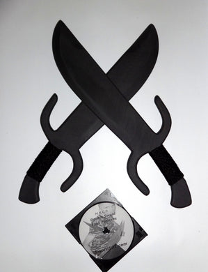 Training Kung Fu Polypropylene Butterfly Swords Chinese Double Sword Techniques DVD