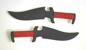 Double Defense Tactical Training Dagger Knife Polypropylene Kempo Kali NO STEEL