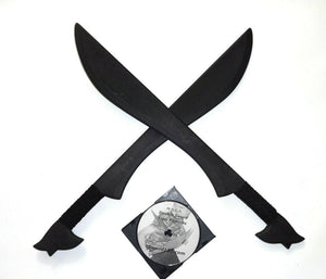 Eskrima Bolo Polypropylene Sword pair Double Sword Training Video DVD
