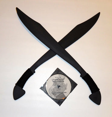 Filipino Moro Itak Twin Blade Practice MARTIAL ARTS Polypropylene SWORDS Katana Training Video