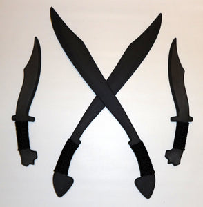 Philippine Itak Swords Training Filipino Polypropylene Knives Kali Ronin set Combo